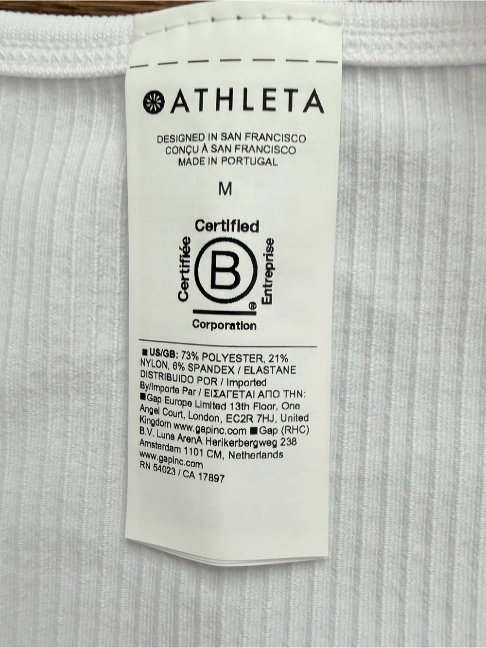 NWT Athleta Renew Seamless Square Neck Tank - size medium - Picture 3 of 3
